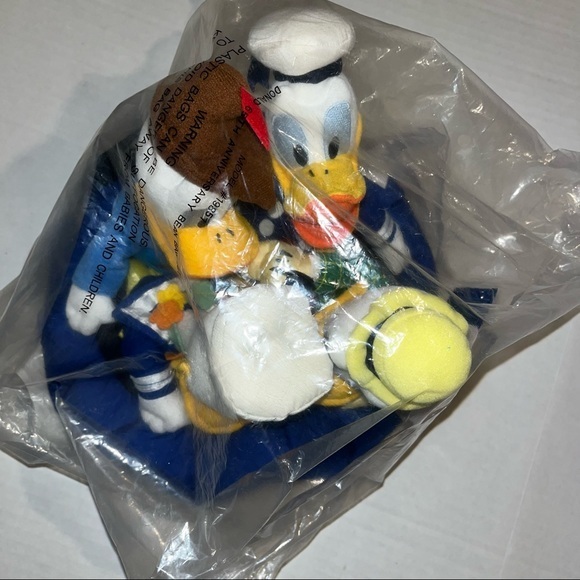 65TH Anniversary Disney Donald‎ Duck Bean Bag Plush - Picture 3 of 14